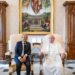 Le conseiller président Leslie rencontre le Pape François au Vatican